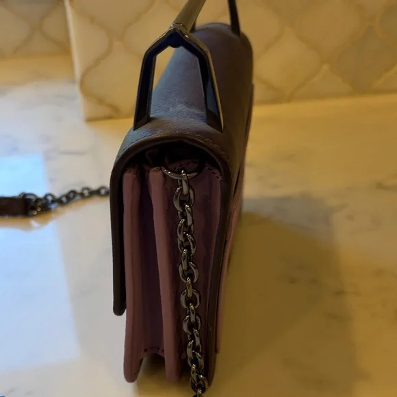 Botkier Pink and Plum Crossbody Bag - Picture 4 of 5